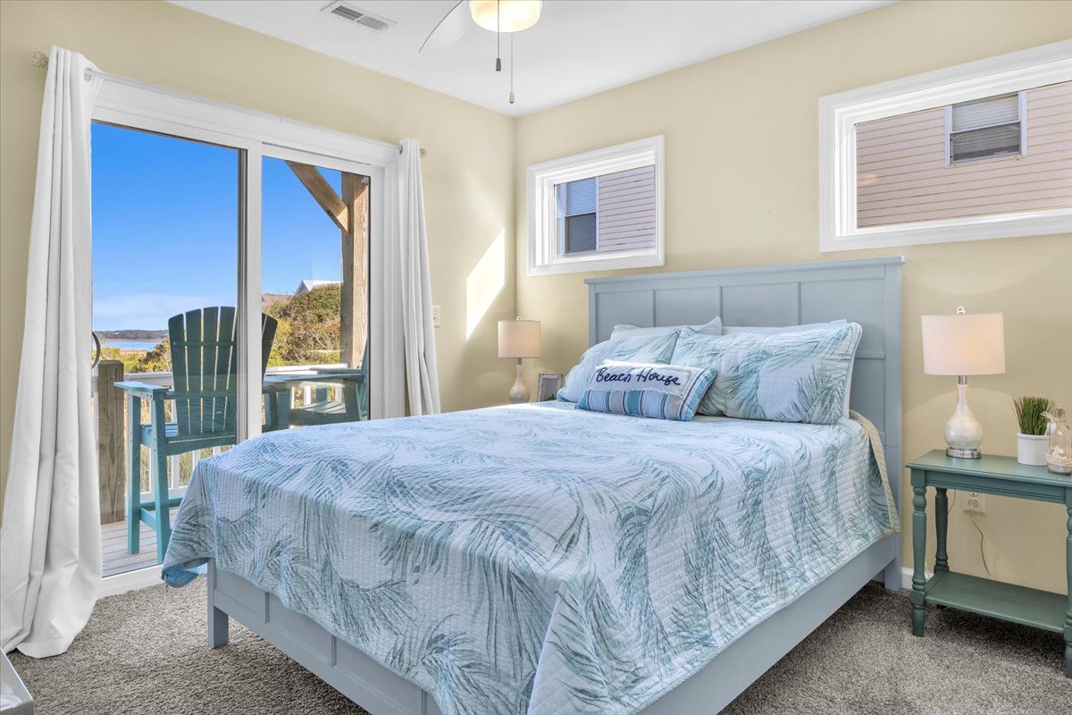 Bedroom 2 Queen with Soundside Balcony