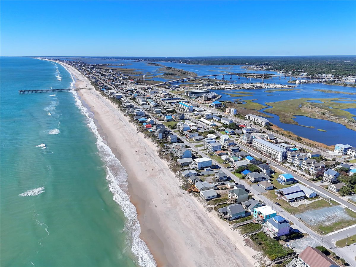View of the Surf City Bridge
