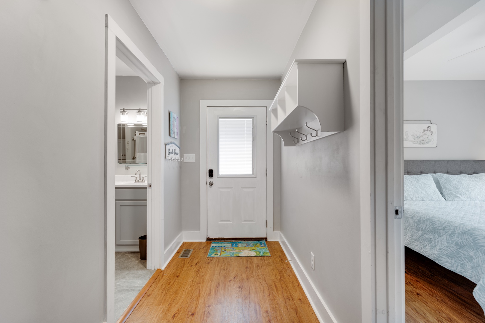 Entryway with Coatrack and Cubbies