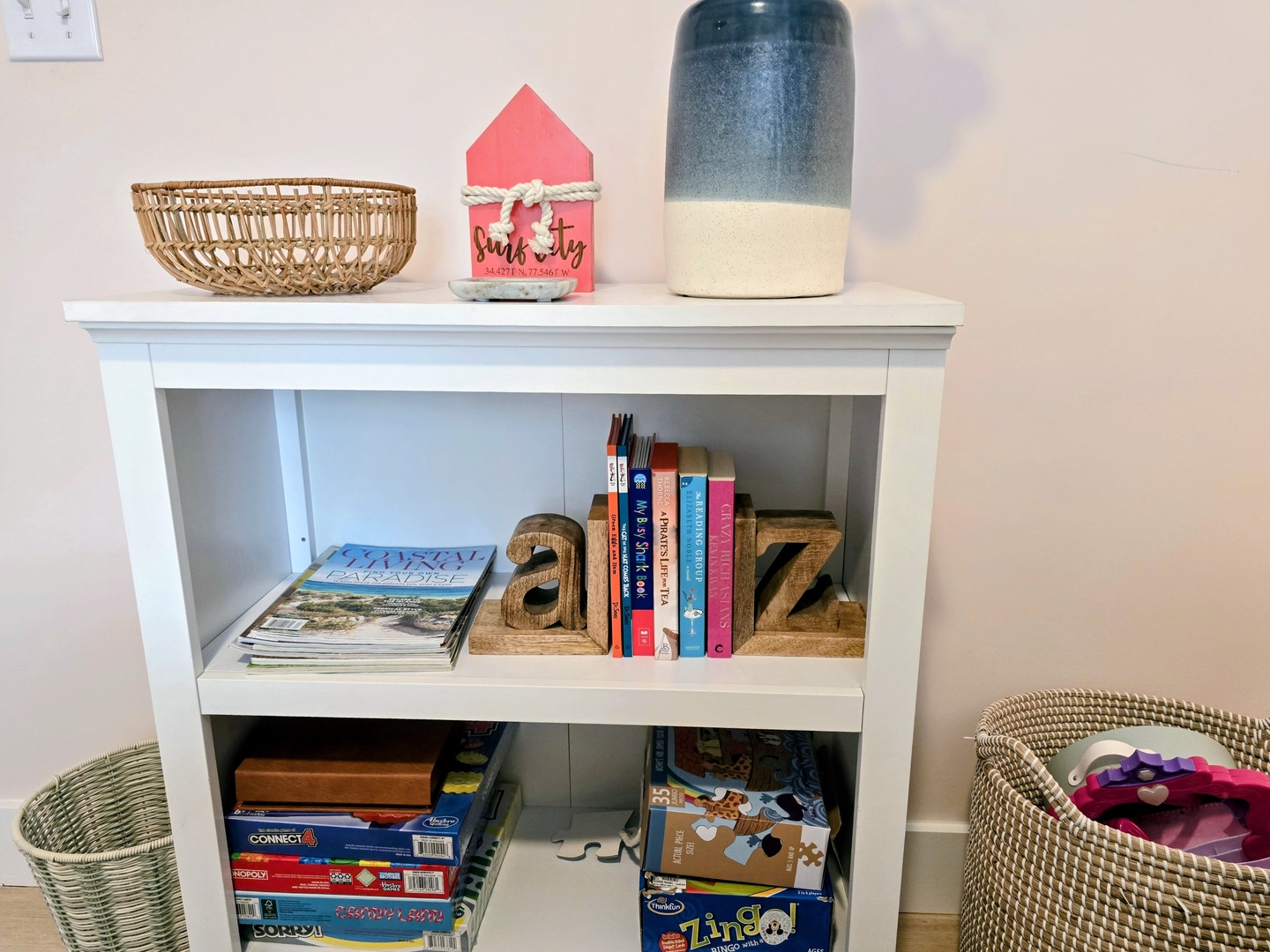 You'll find thoughtful touches throughout, from cozy reading nooks with curated books to charming games for memorable evenings together.