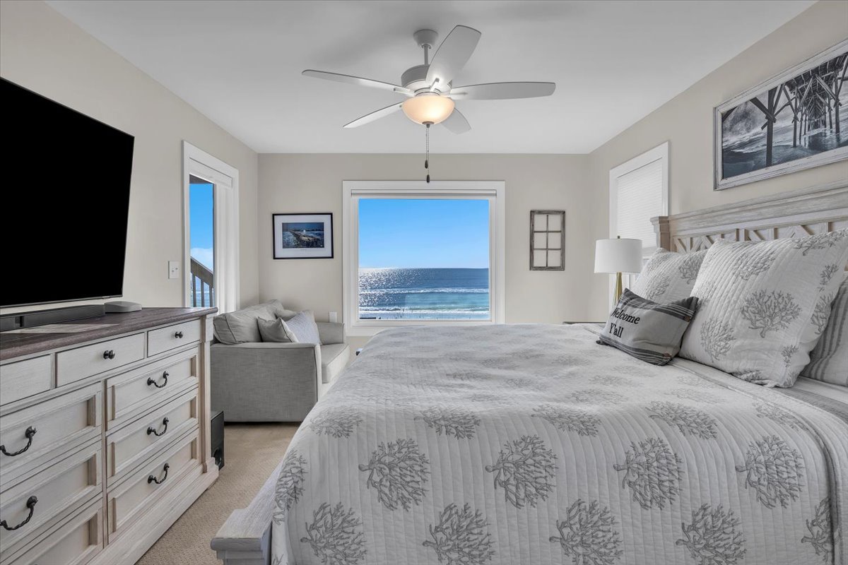 Bedroom 1: King with Sleeper Chair and Ensuite - 1st Level