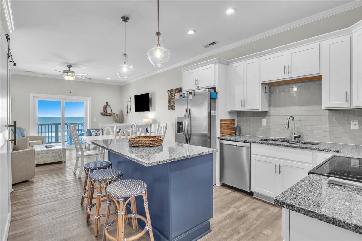 Well Equipped Kitchen for Home Cooked Meals