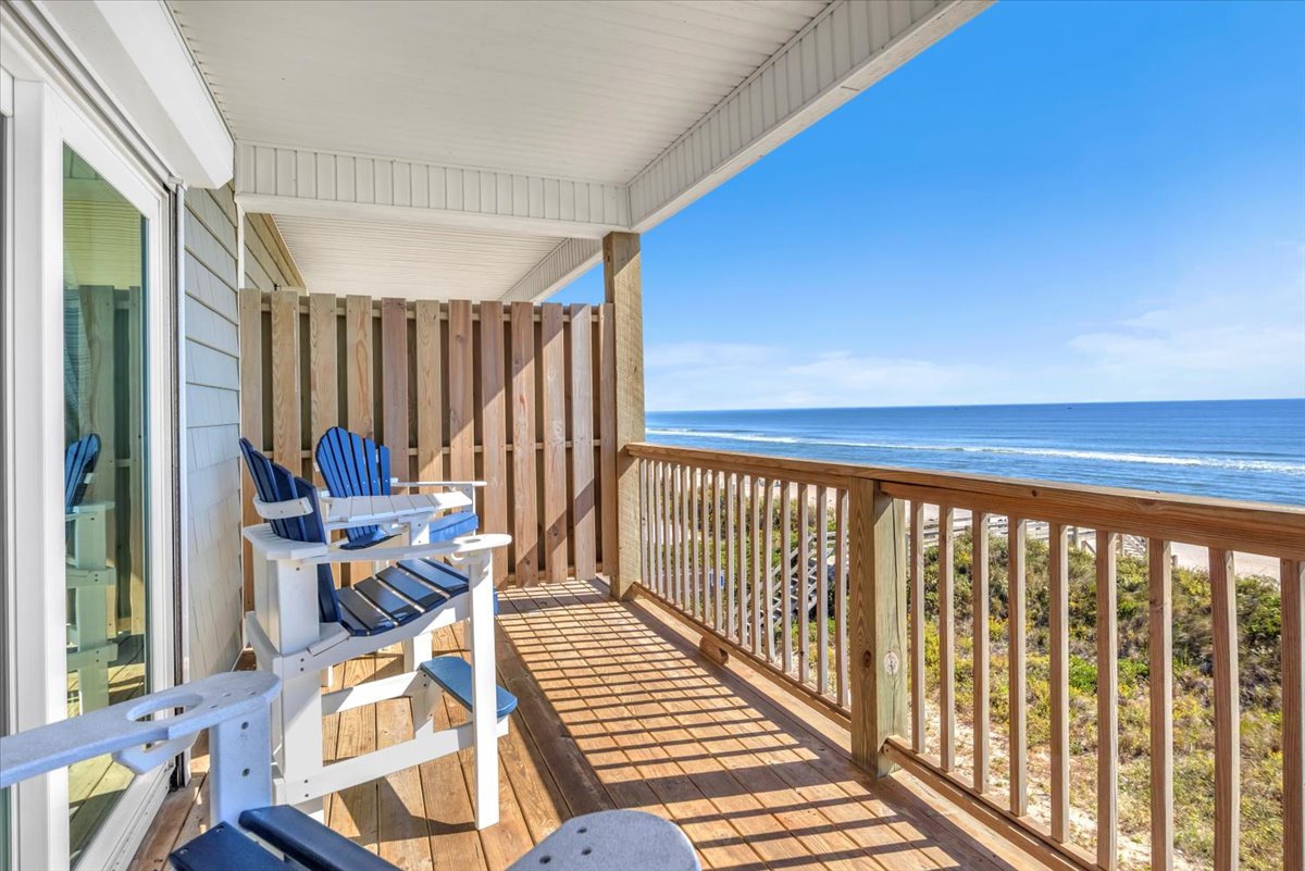 Beachfront Balcony Second Floor Living Area