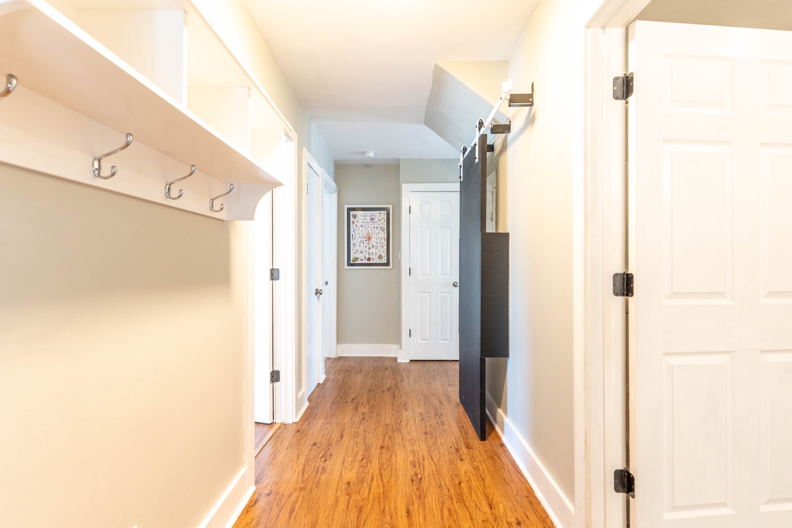 Entryway with Coatrack and Cubbies