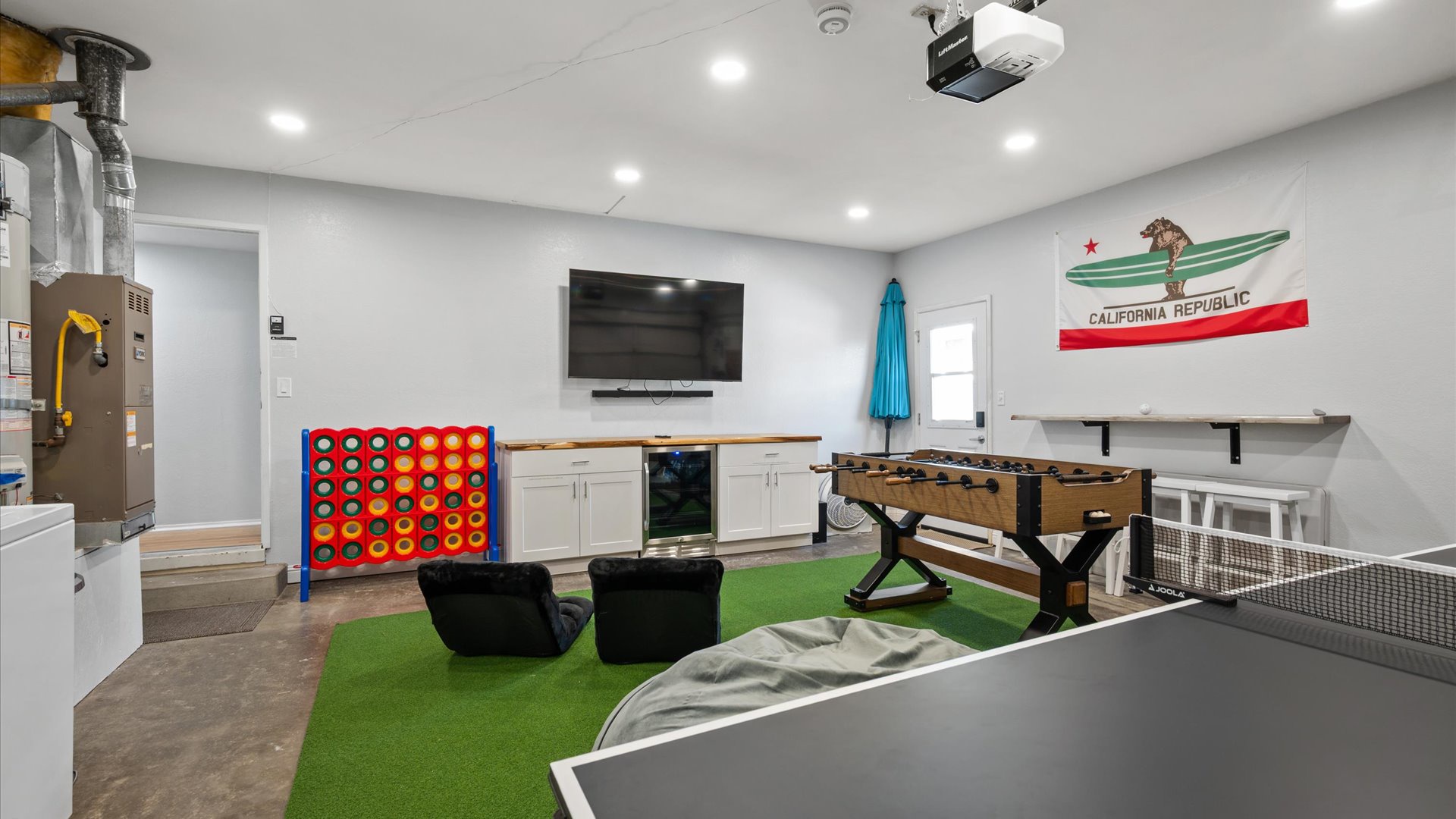 Your ultimate fun zone awaits with large flat screen tv