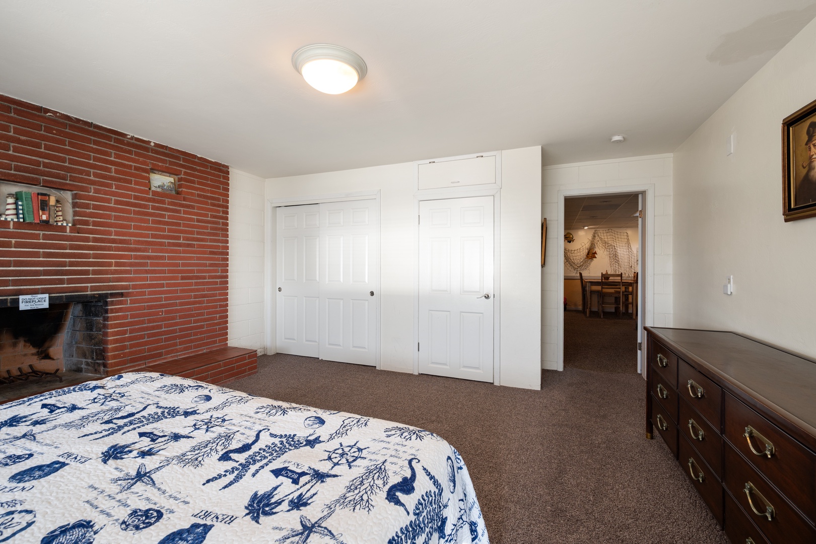 Please note you must walk through this room to access second bedroom downstairs