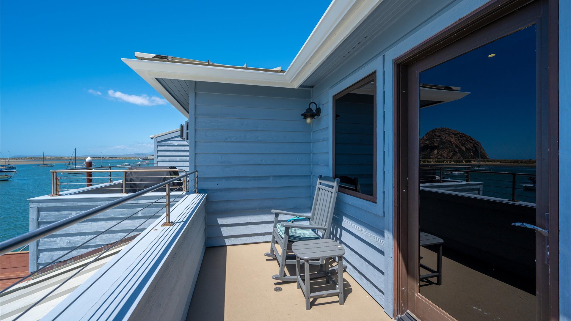 Enjoy the sunset and the amazing view on your balcony.