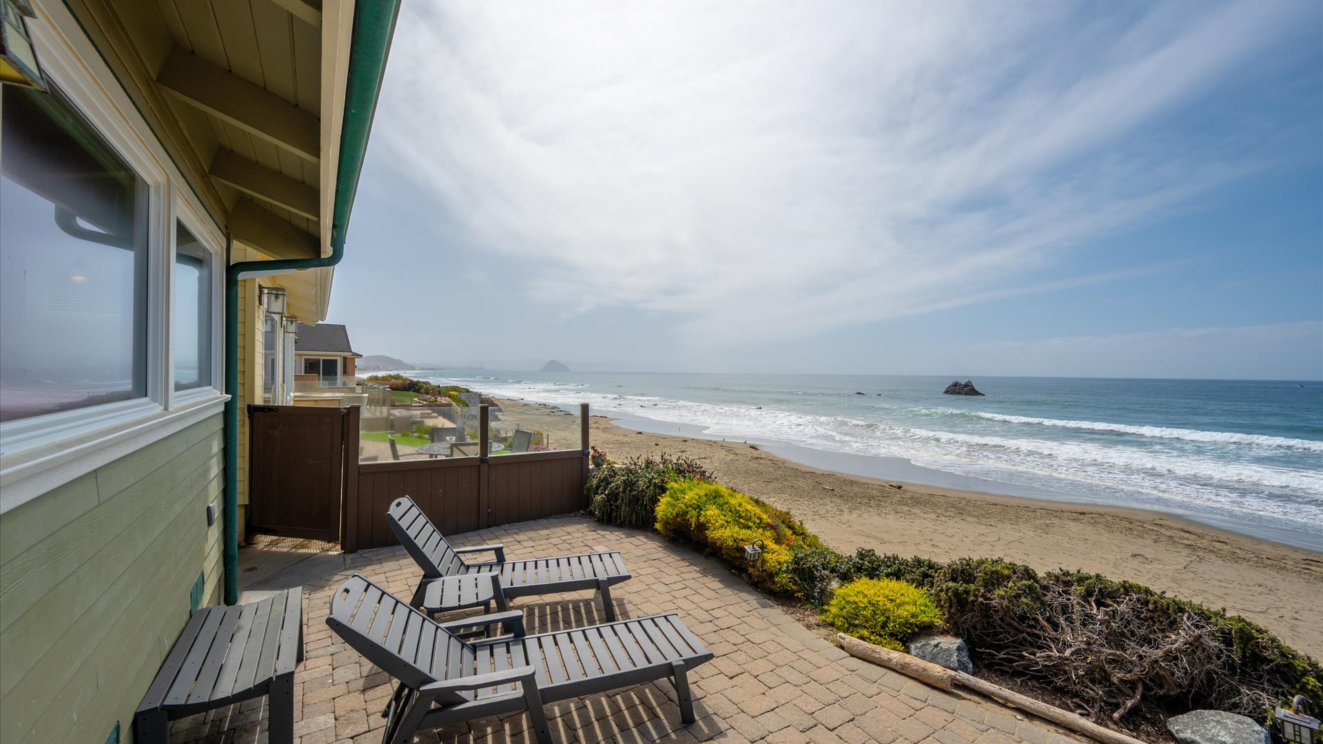 View from the patio towards the south and Morro Bay