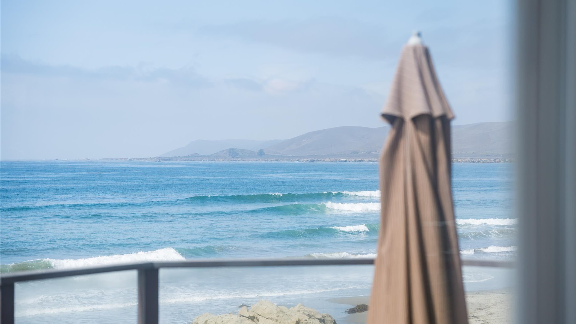 These are the stunning views from the living room windows!
