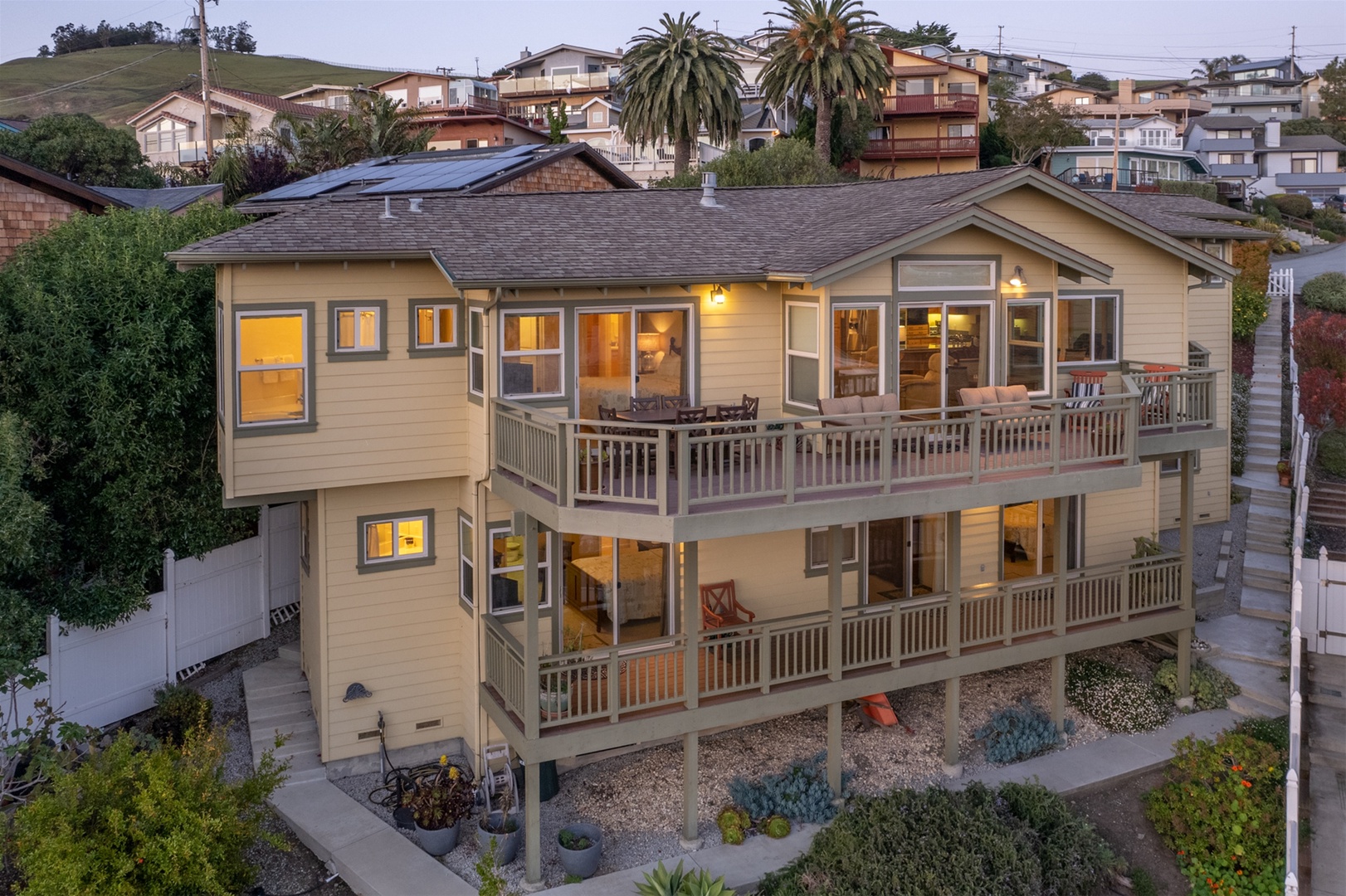 Multiple outdoor areas to enjoy