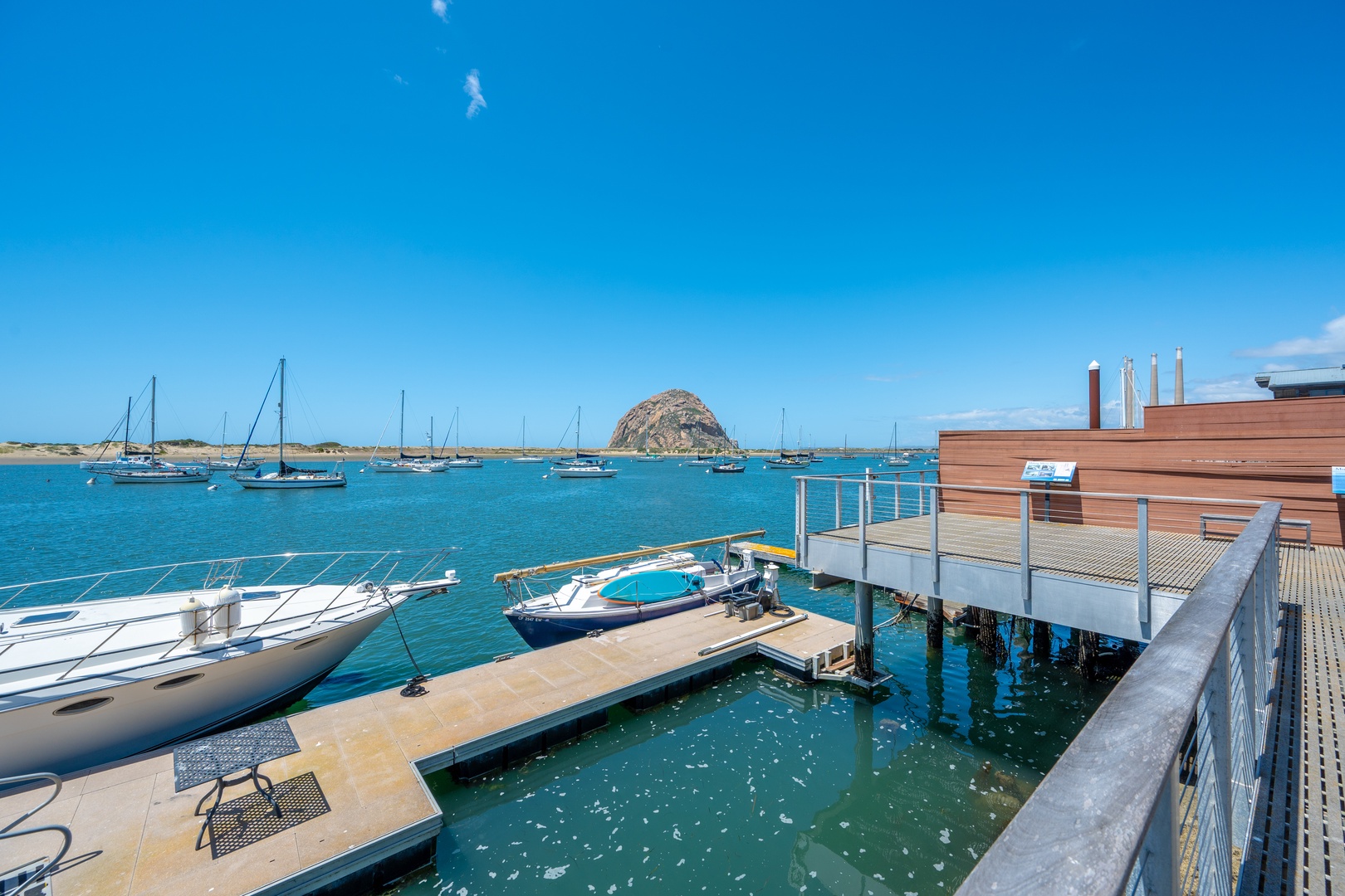The public deck that runs in front of the units just adds another place to take in the views.