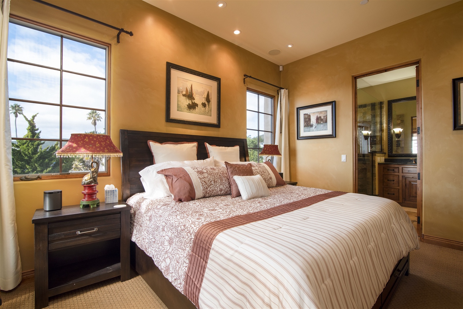 Master Bedroom features access to the deck and en suite bathroom