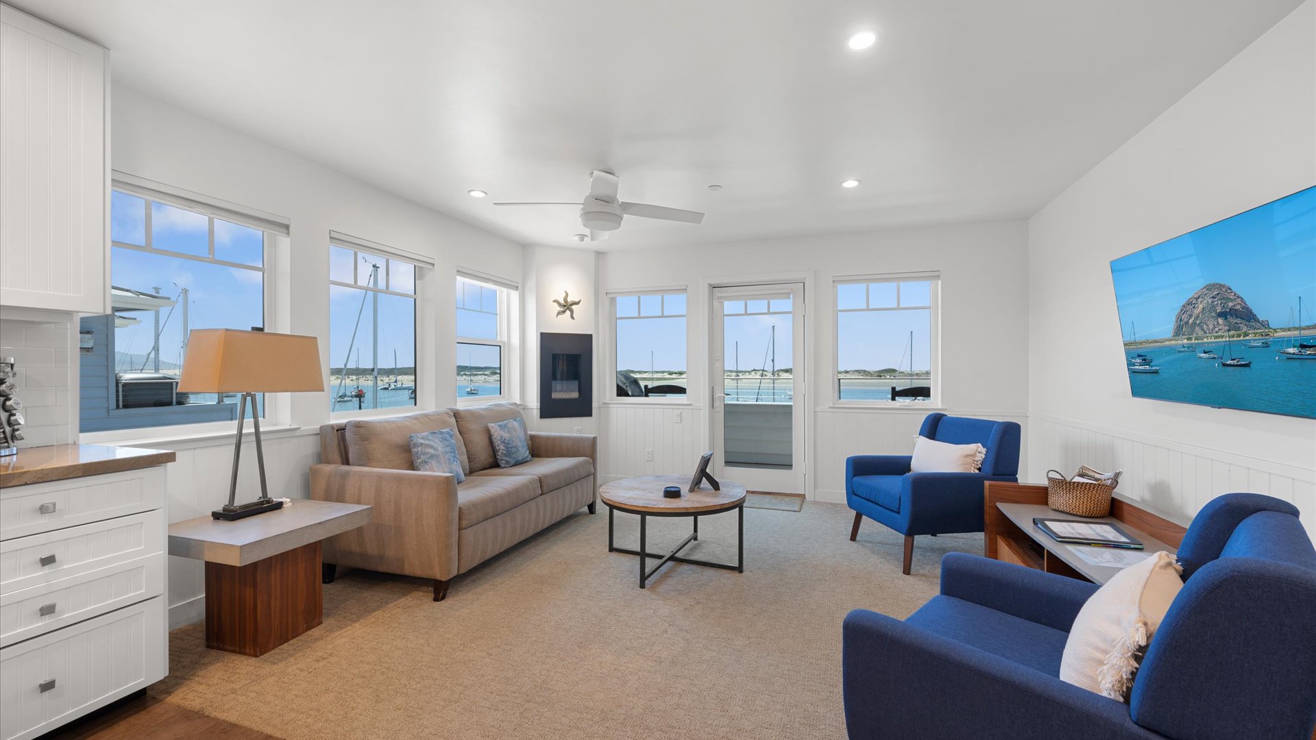 Even while inside the condo, you will still enjoy fabulous views.