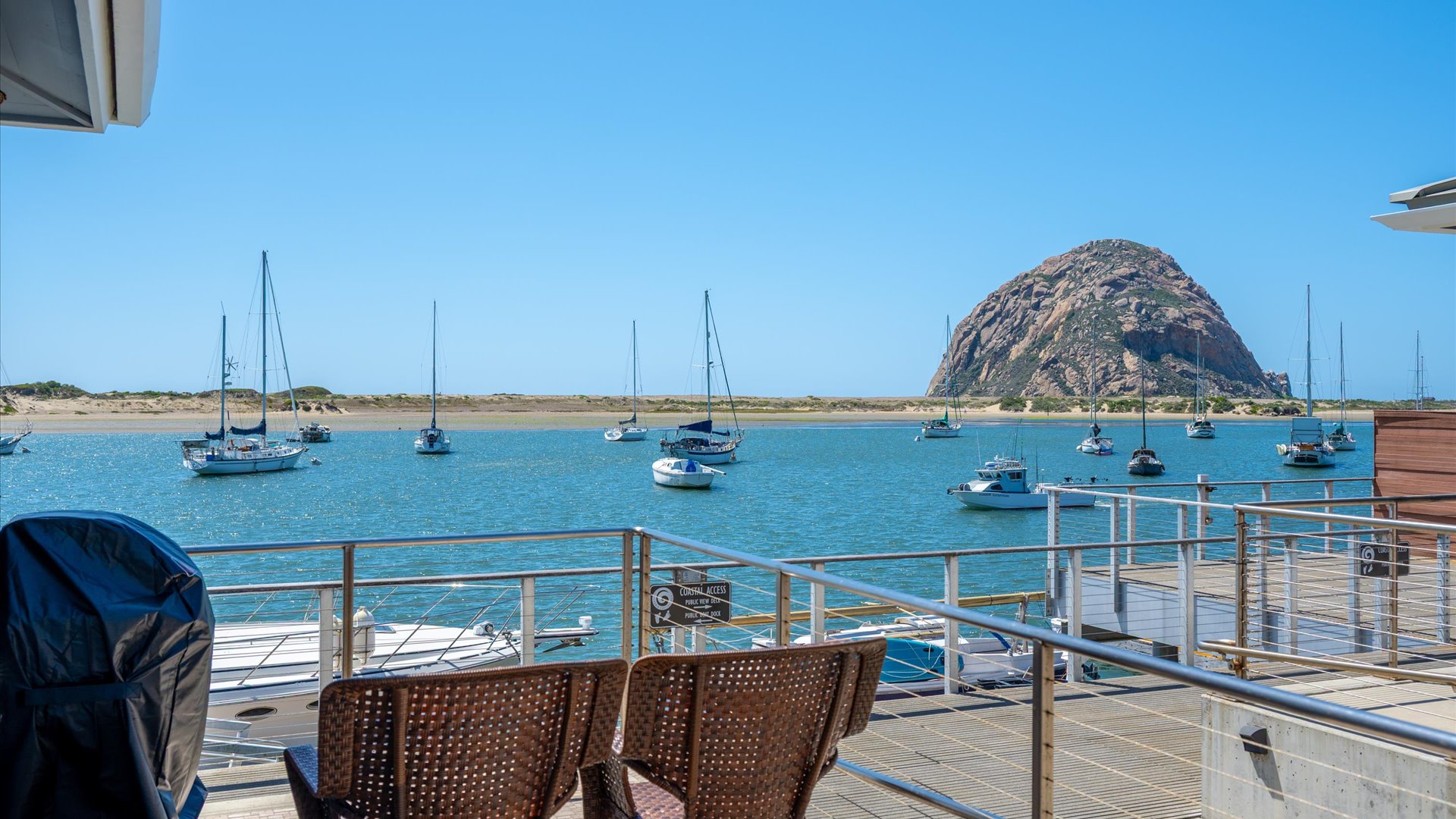 The bayfront patio may become your new favorite place to unwind