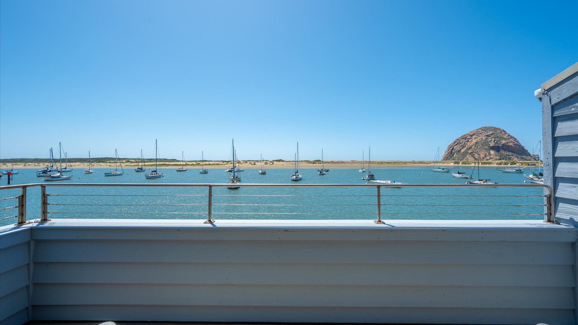 The Harbor Front condos are beautifully decorated and feature amazing views of the harbor and Morro Rock