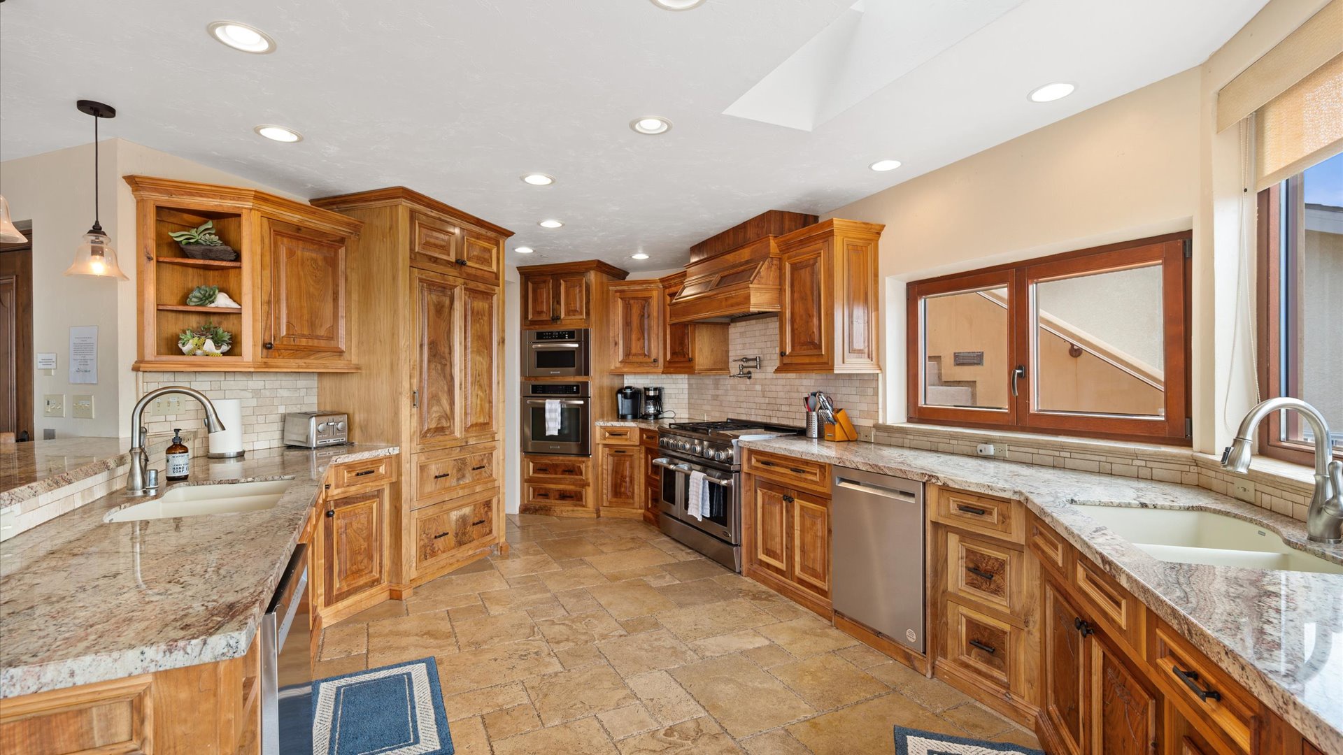 Picture yourself preparing meals in this chef-worthy kitchen.