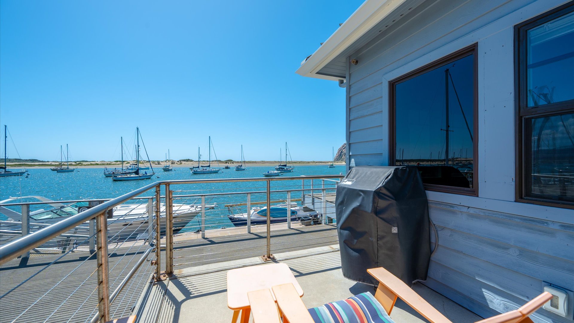 The bayfront patio may become your new favorite place to unwind