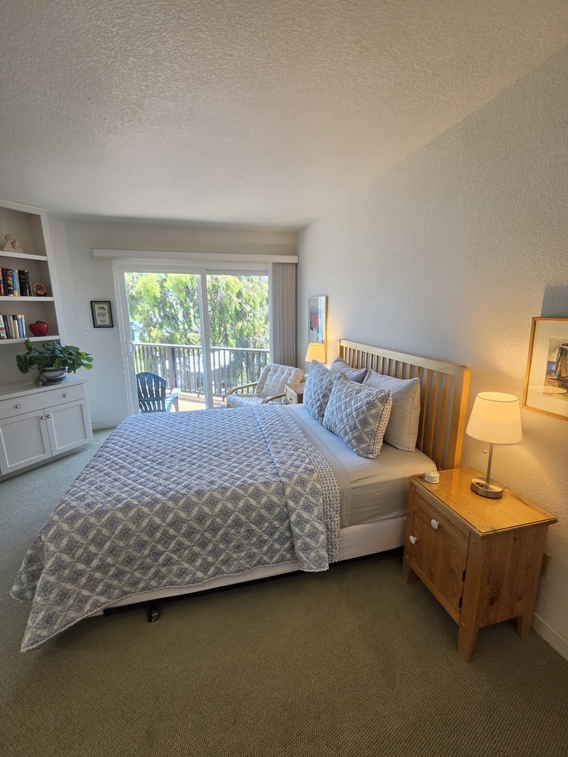 Wake up to peaceful views and thoughtful touches that make this space feel like home.