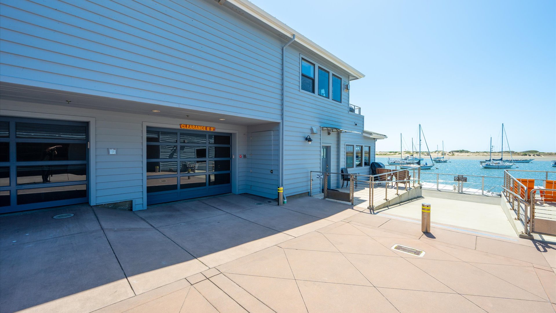 Parking for 1 vehicle in garage. Please note 6`9 clearance