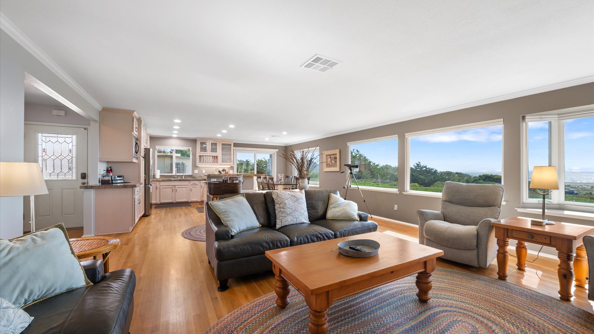 The open and spacious layout of the home invites you to relax and unwind