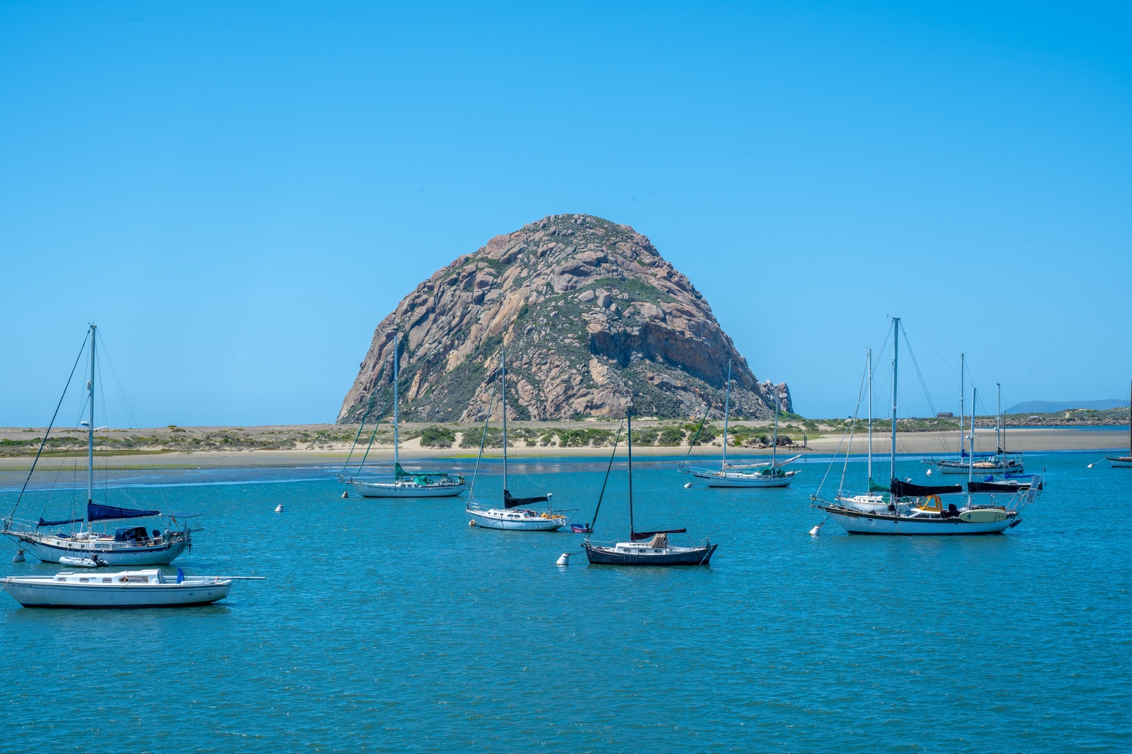 Iconic Morro Rock just across the bay