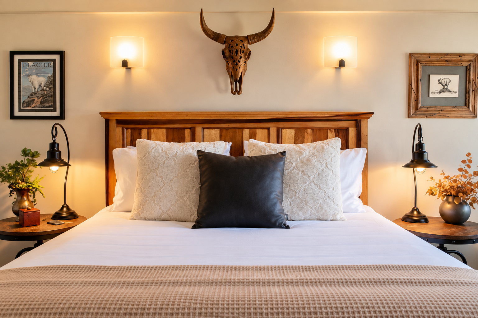 Rustic Lodge Bedroom Retreat