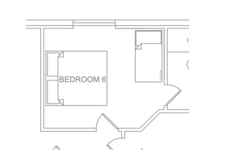 The Bluffs at Blue Sage-Bedroom 6 Layout