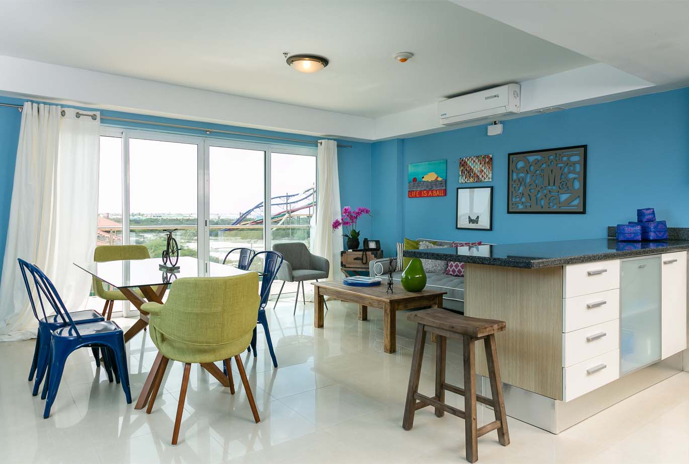 2BS-OC363 - Beautiful decor, Eagle Beach Great Value Apartment