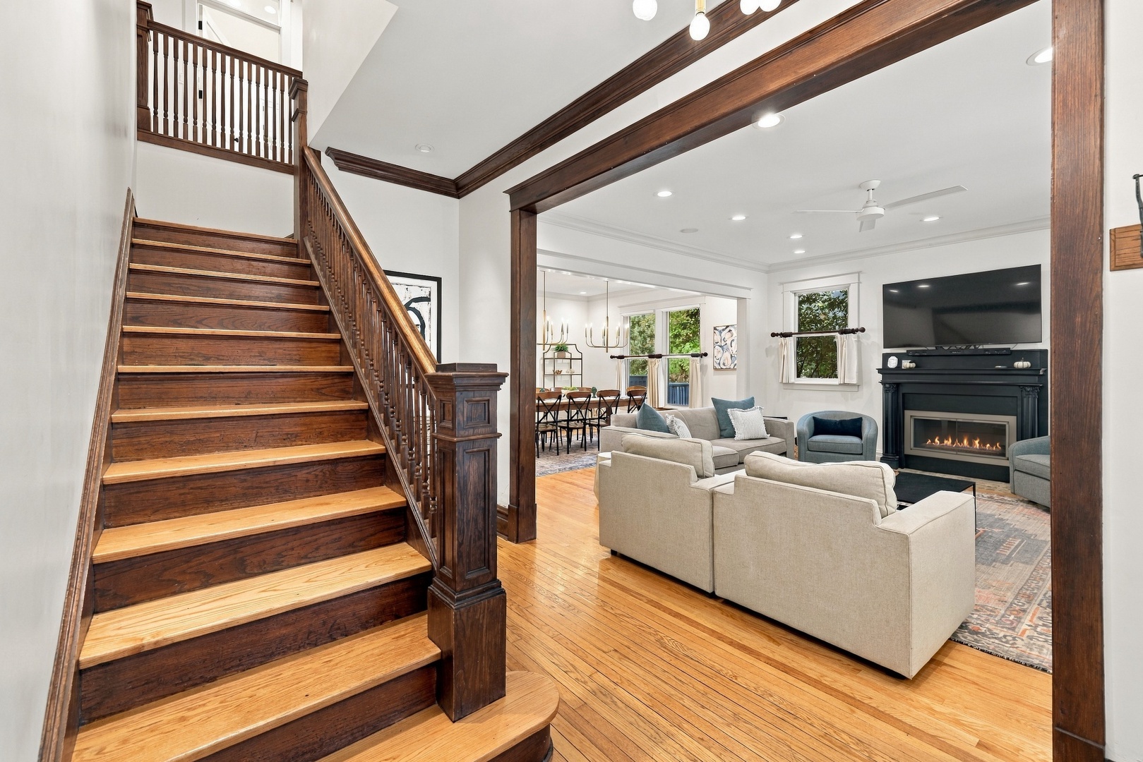 Stairs To Second Floor