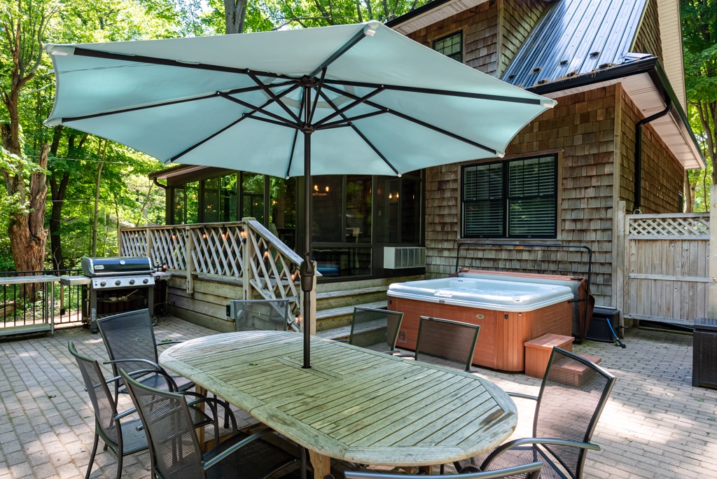 One of Two Hot Tubs!