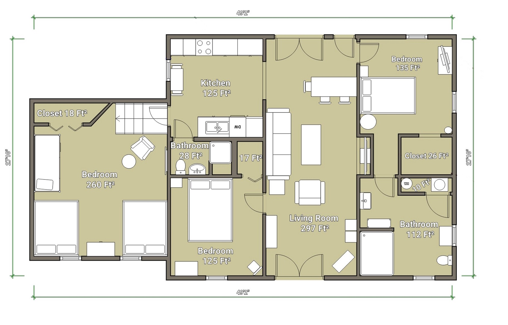 Almost Heaven Floor Plan