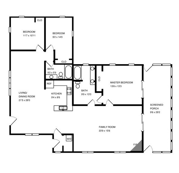 Beach Glass House Floor Plan