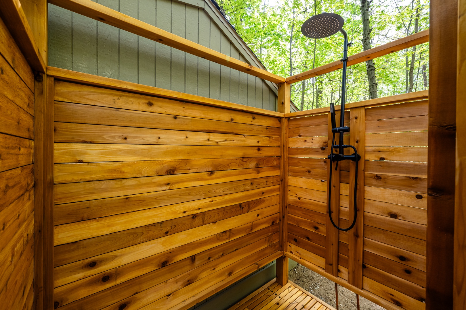 New Outdoor Shower