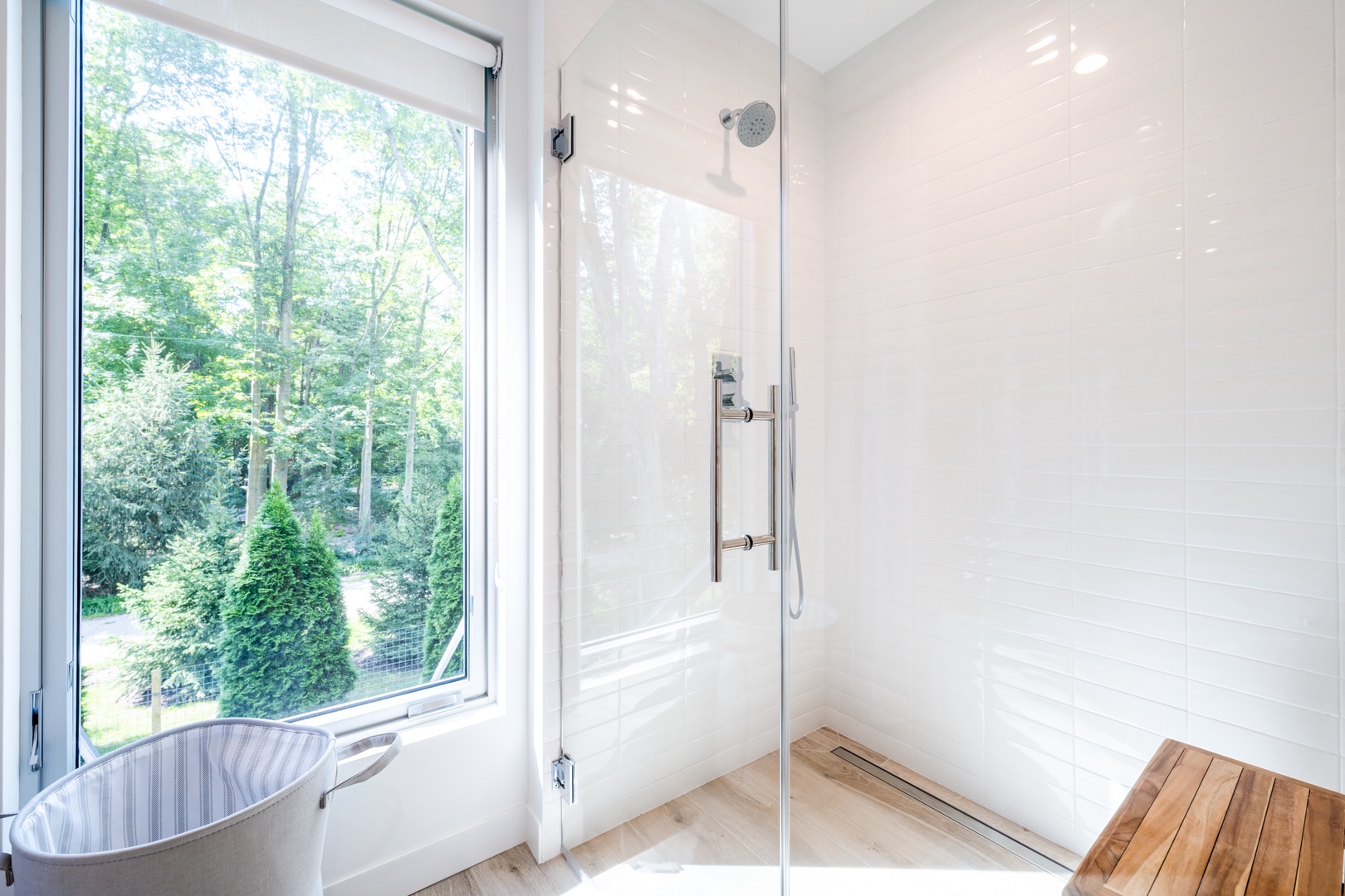 Main Floor Full Bathroom With Steam Shower