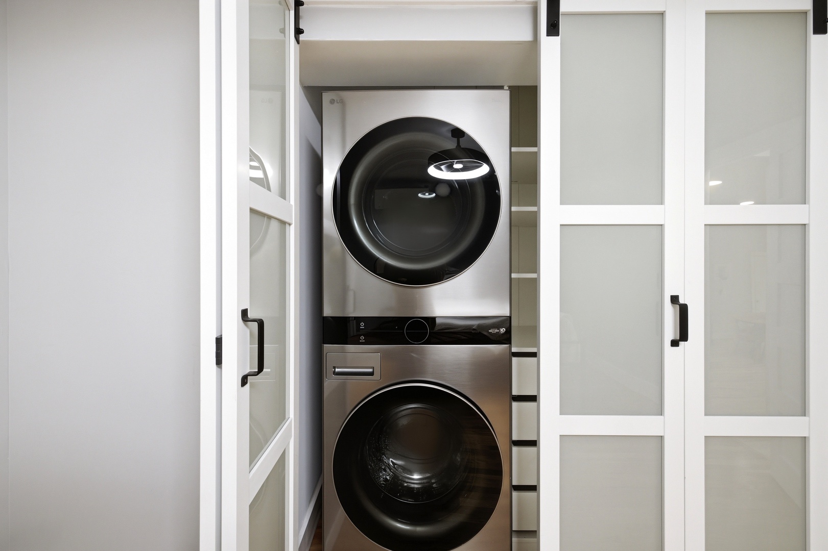 Washer/Dryer In Bedroom #1
