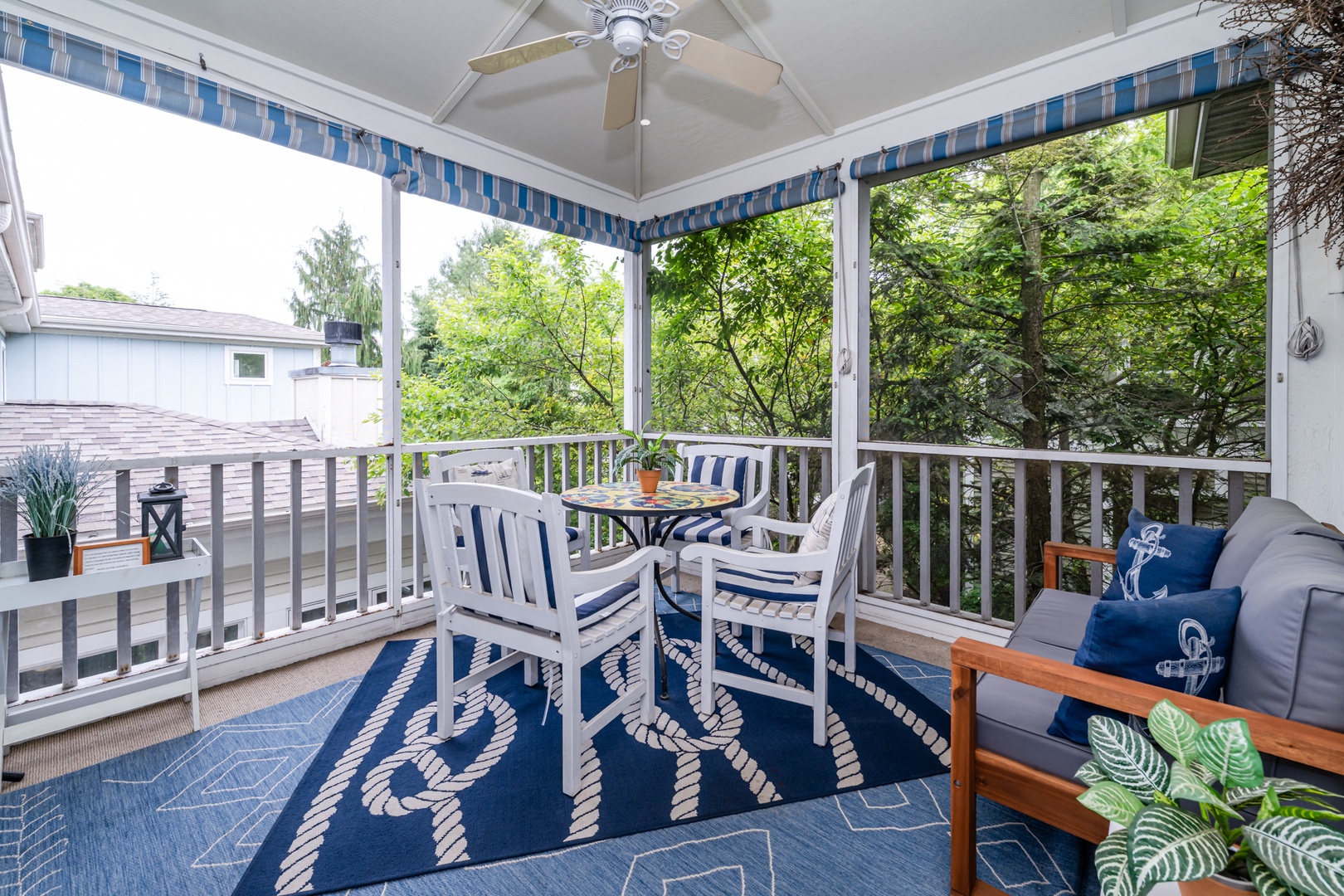 Listen To The Birds In The Peaceful Screened In Porch