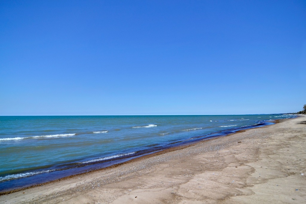 Lake Michigan Steps Away