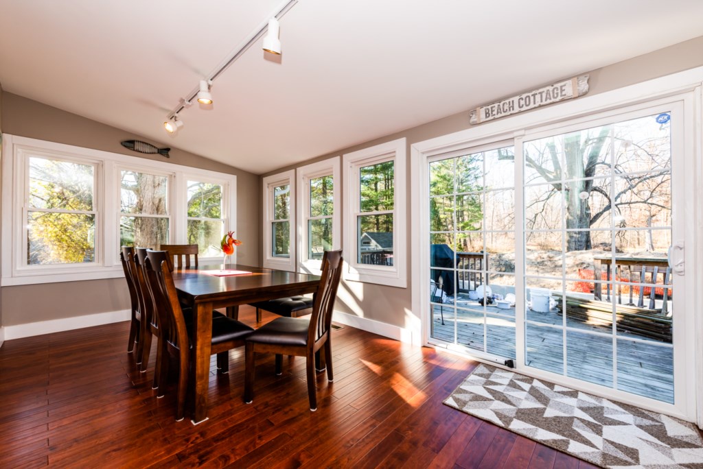 Dining Overlooking Pool Area