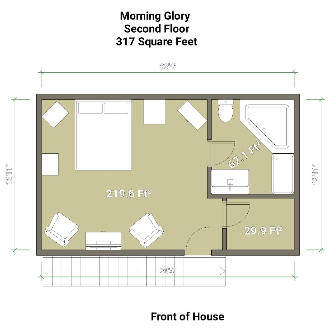 Morning Glory Second Floor Floorplan