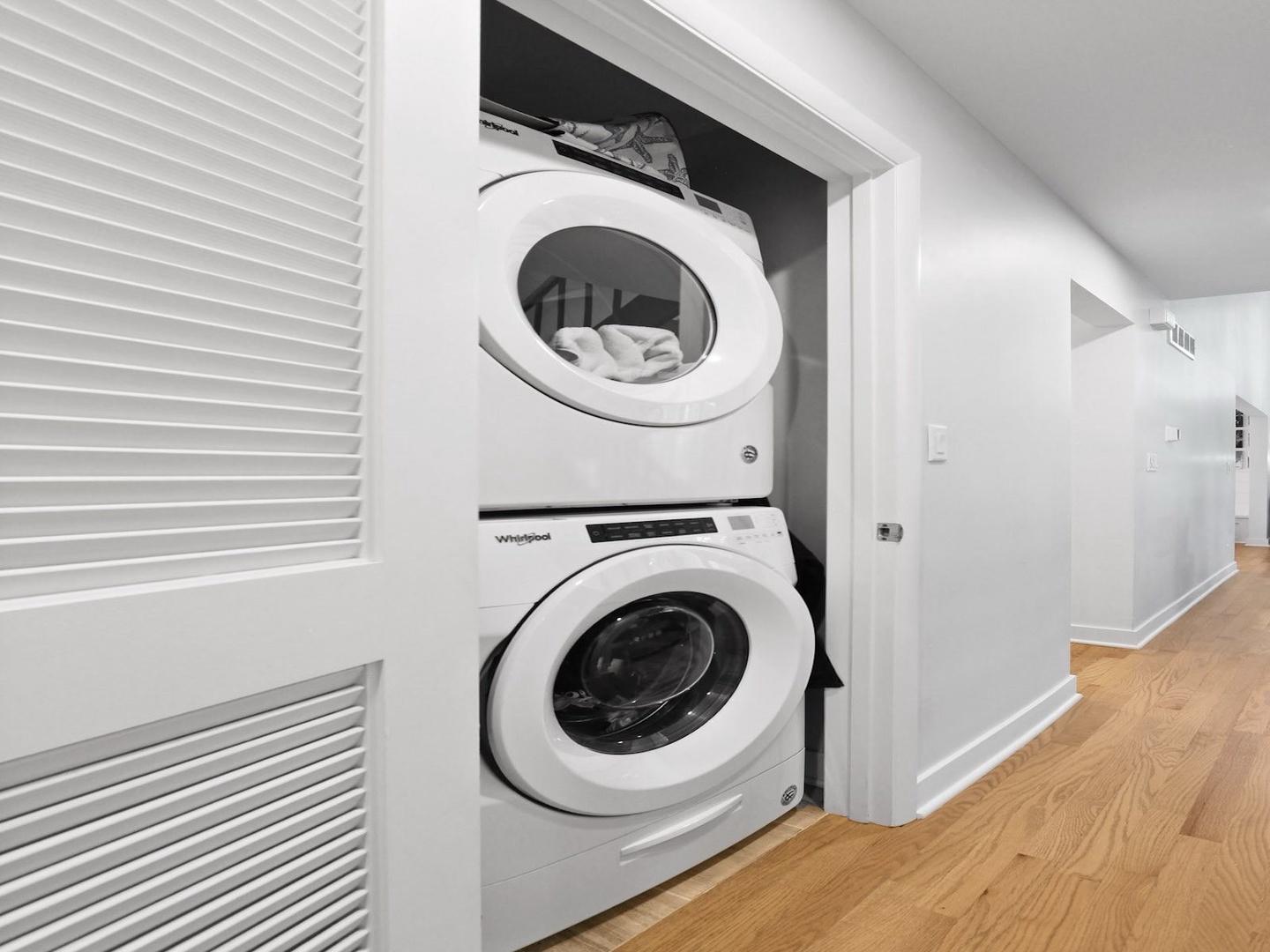 One of Two Washer/Dryers