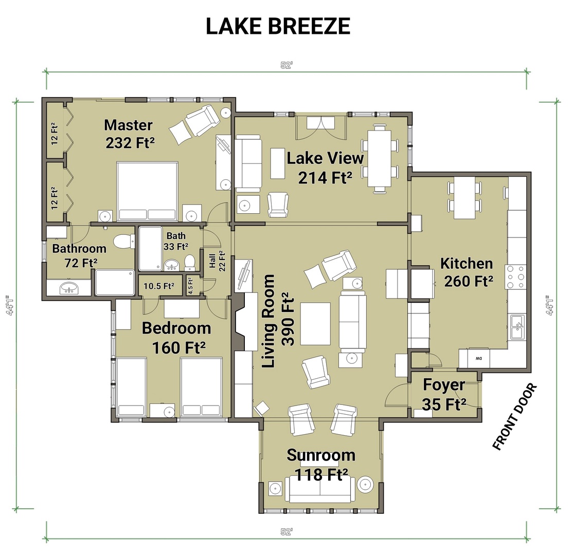 Lake Breeze Floorplan