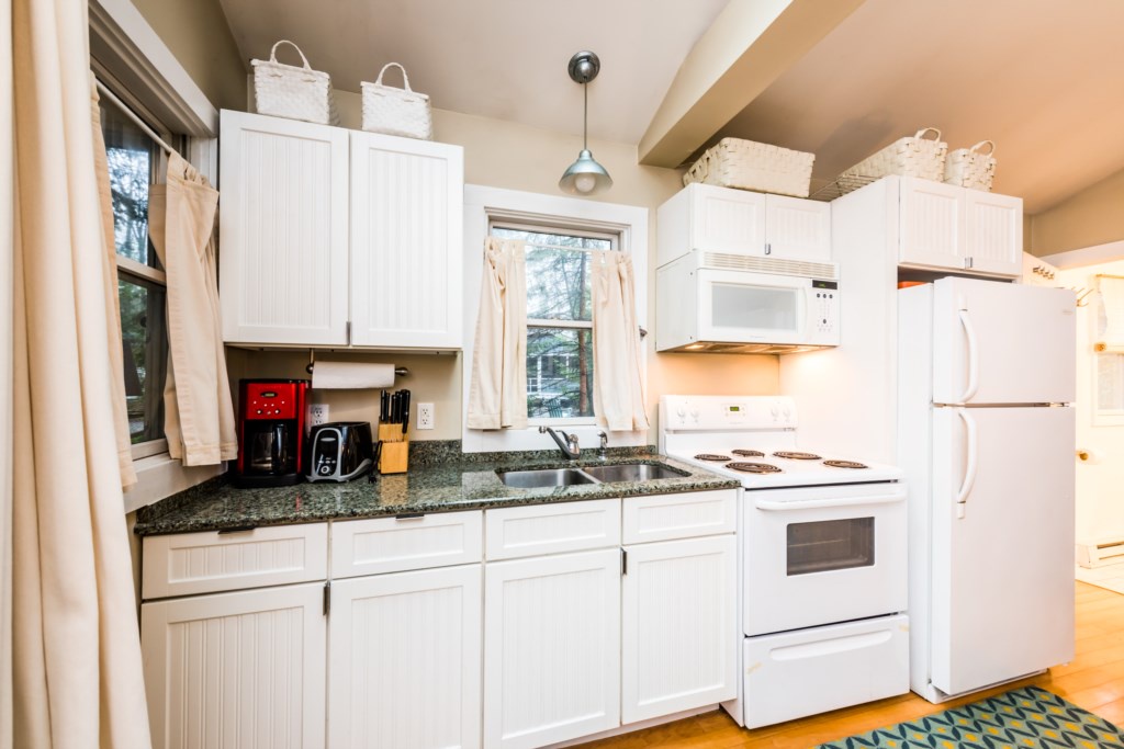 Fully stocked kitchen