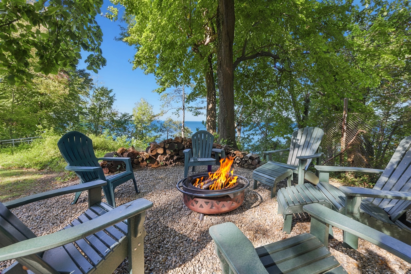 S'mores Under The Stars With Lake Views!