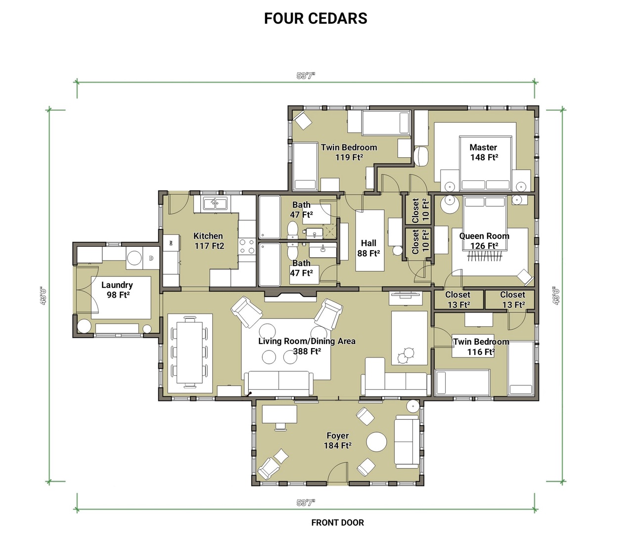 Four Cedars Floor Plan