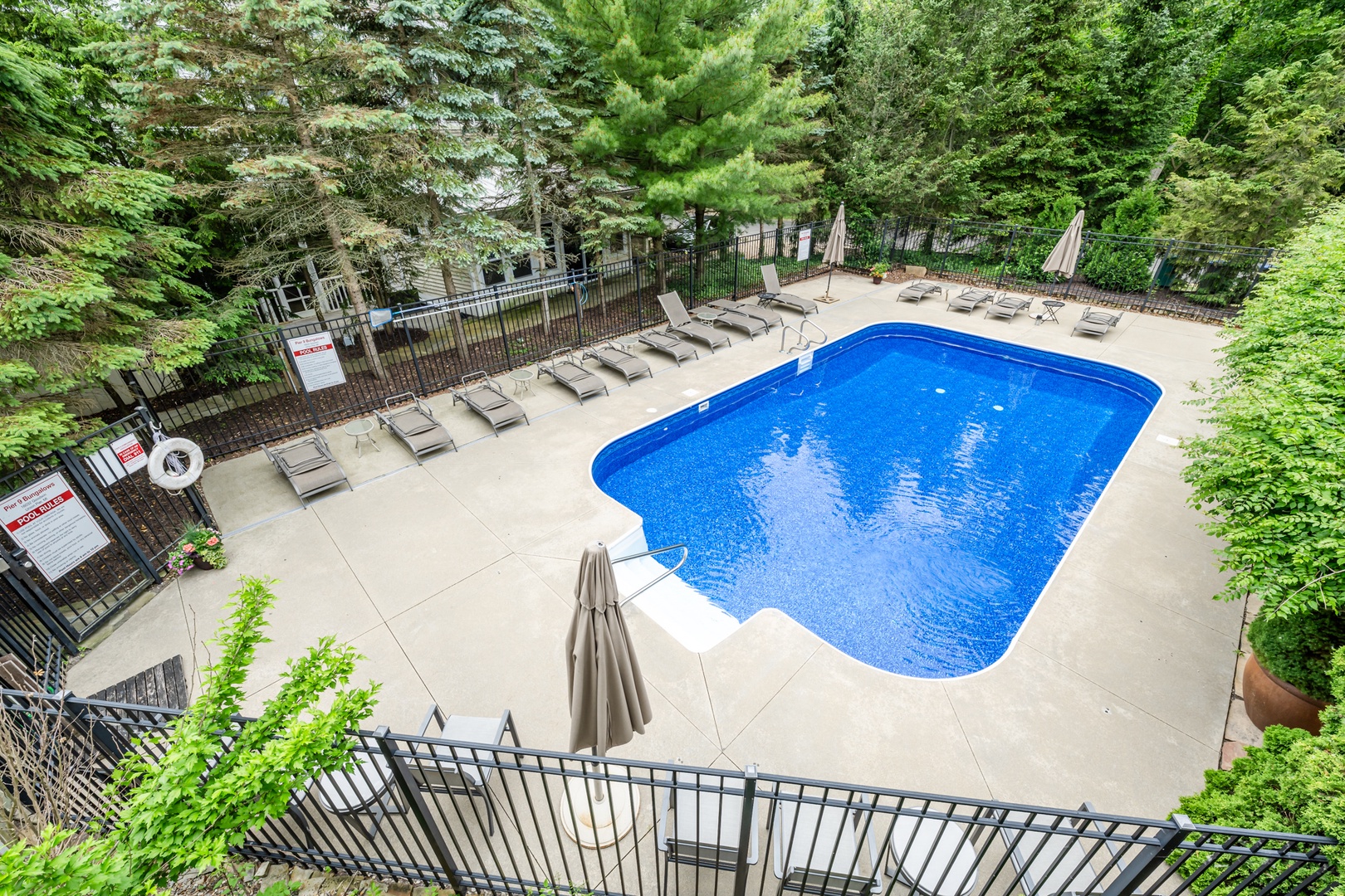 Association Pool Below Is Open Spring To End Of Sep