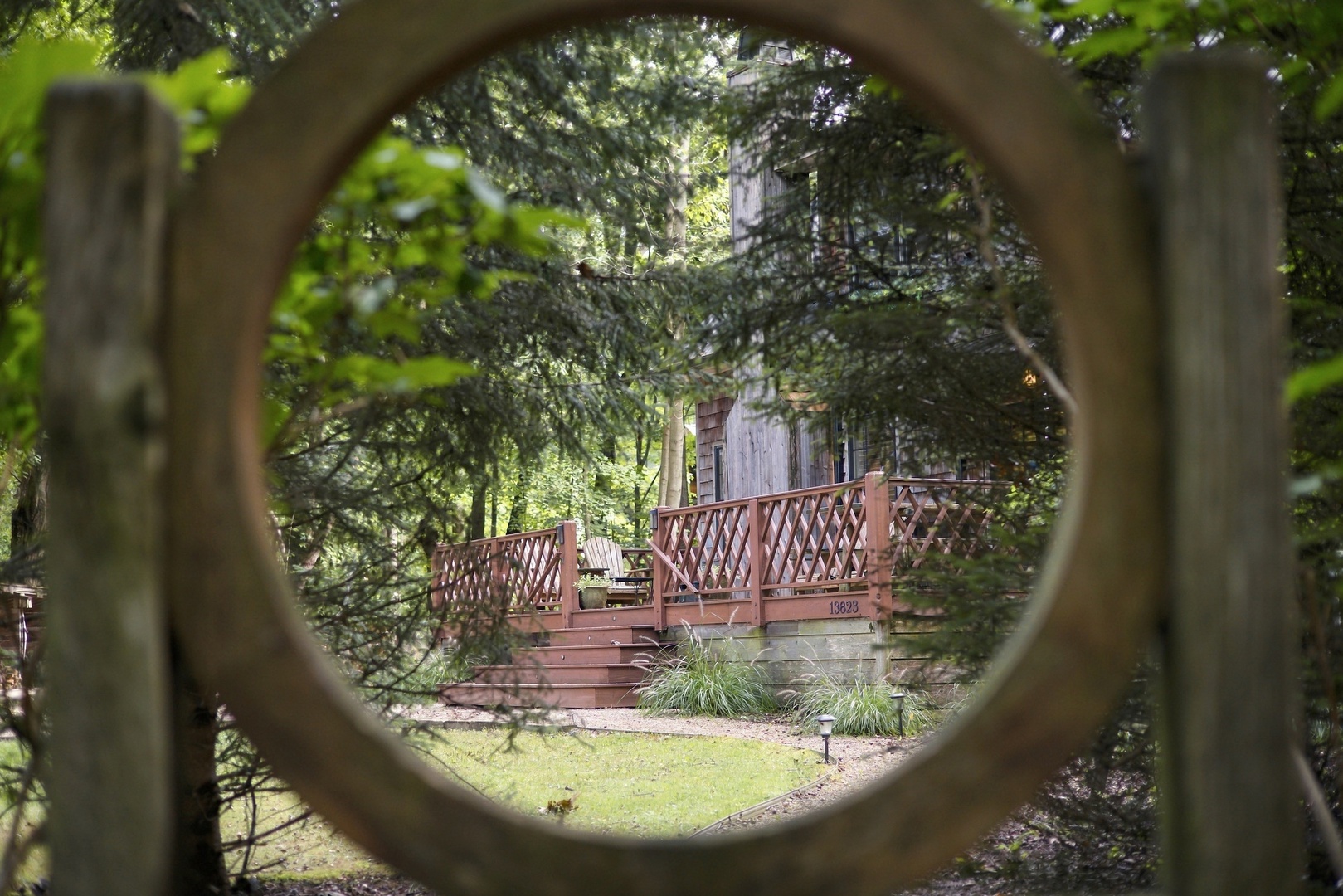 Surrounded In Lush Landscaping