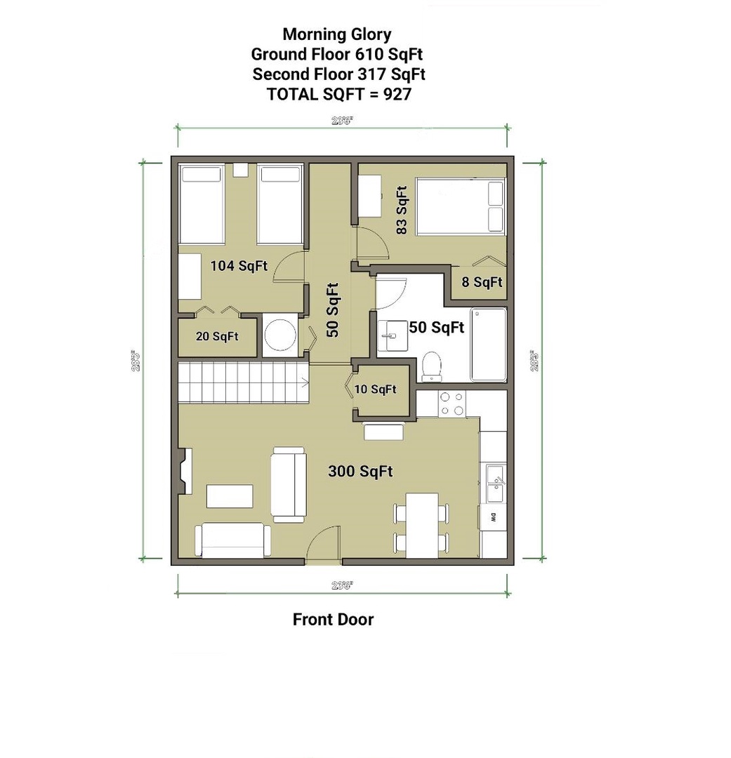 Morning Glory Ground Floor Floorplan