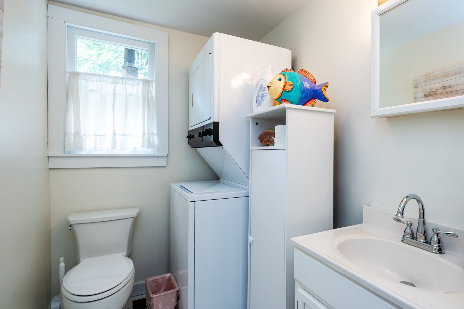 Half Bath With Washer/Dryer