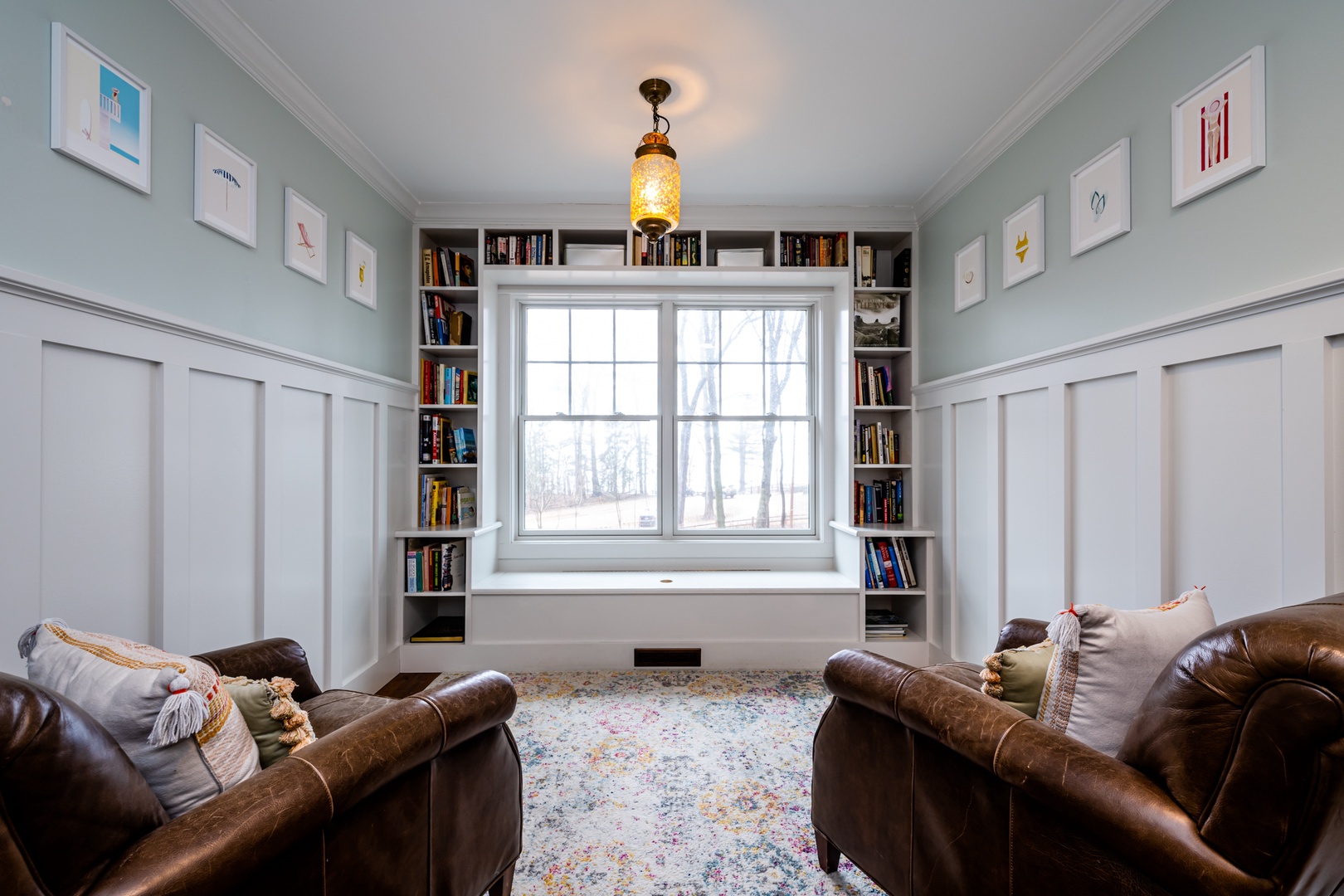 Reading Room With Lake Views