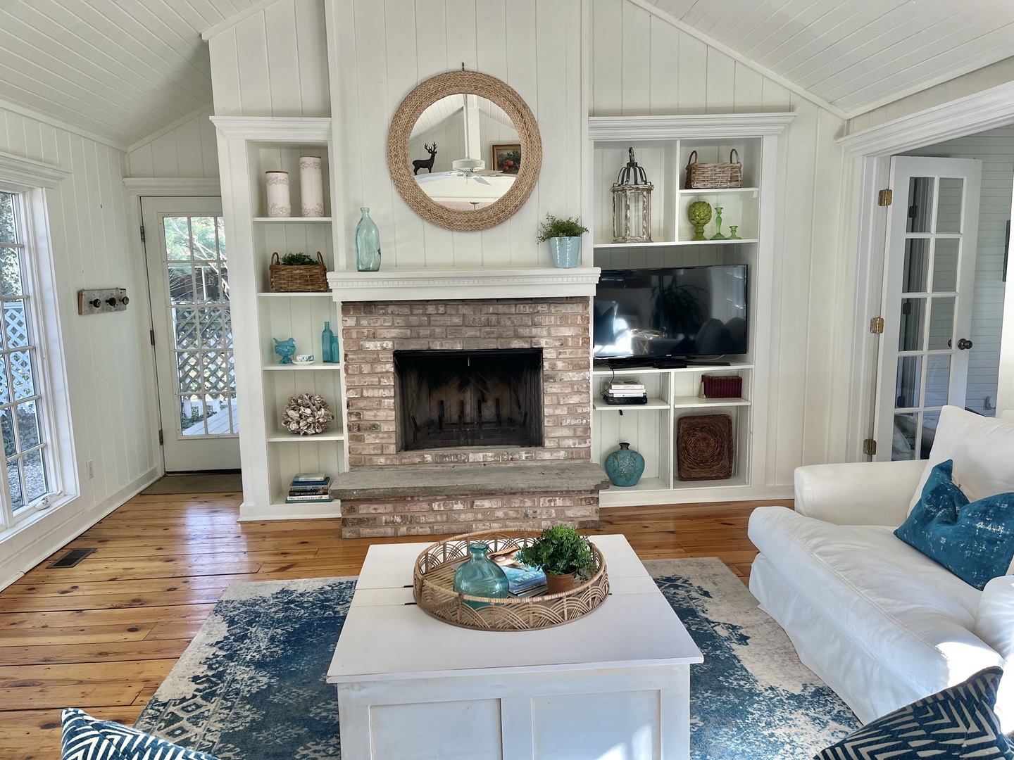 Wood Burning Fireplace